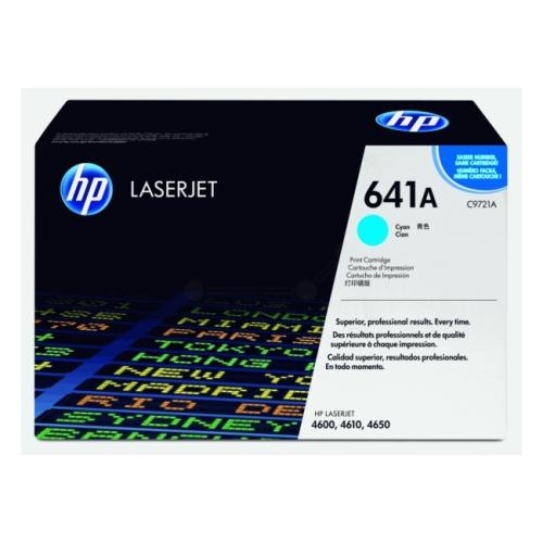 HP Väriainekasetti syani (C9721A / 641A)