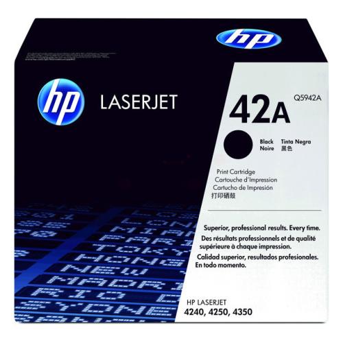 HP Väriainekasetti musta (Q5942A / 42A)