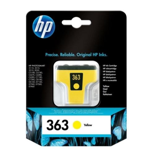 HP Mustepatruuna keltainen (C8773EE / 363)