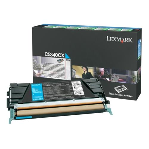 Lexmark Väriainekasetti syani (C5340CX / 00C5340CX) (Return, korkea kapasiteetti)