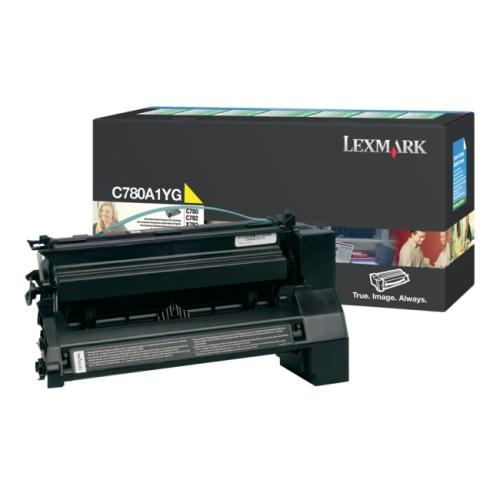 Lexmark Väriainekasetti keltainen (C780A1YG / 0C780A1YG) (Return)