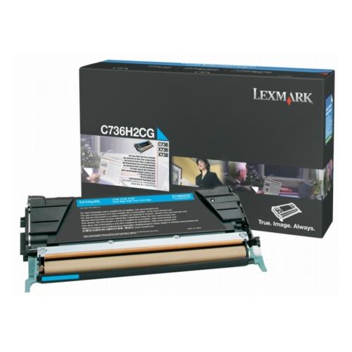 Lexmark Väriainekasetti syani (C736H2CG / 0C736H2CG)
