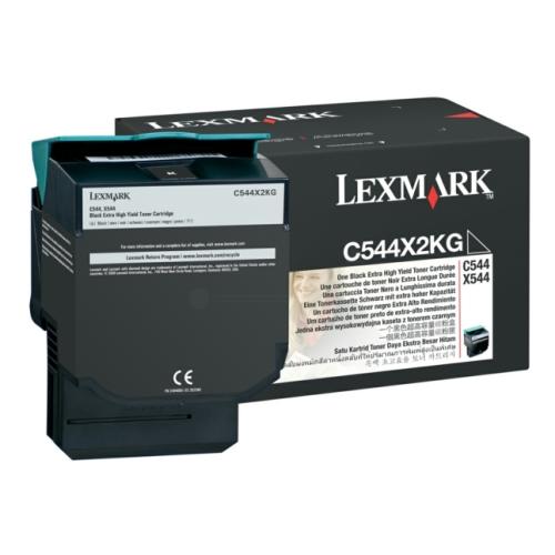 Lexmark Väriainekasetti musta (C544X2KG / 0C544X2KG) (korkea kapasiteetti)