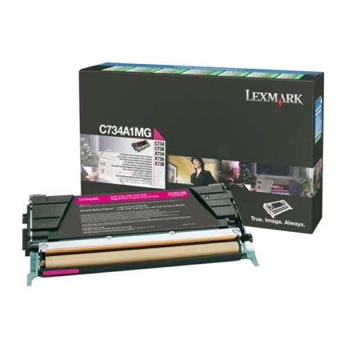 Lexmark Väriainekasetti magenta (C734A1MG / 0C734A1MG) (Return)