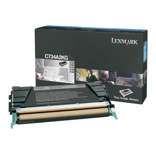 Lexmark Väriainekasetti musta (C734A2KG / 0C734A2KG)