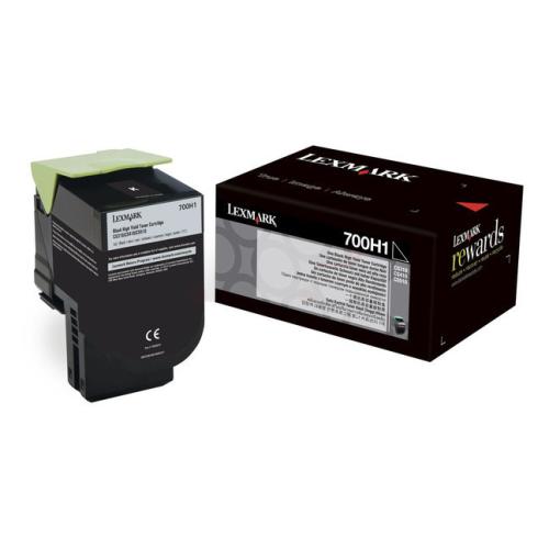 Lexmark Väriainekasetti musta (70C0H10 / 700H1)