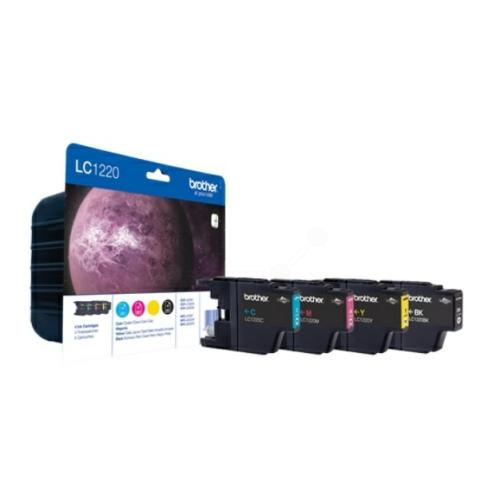 Brother Mustepatruuna musta / syani / magenta / keltainen (LC1220VALBP) (multipack)