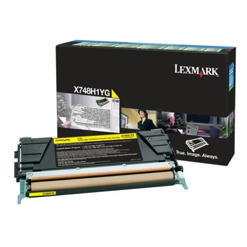 Lexmark Väriainekasetti keltainen (X748H1YG / 0X748H1YG) (Return)