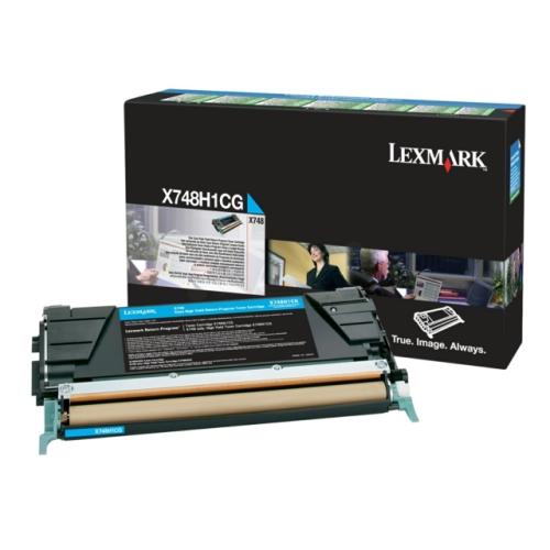 Lexmark Väriainekasetti syani (X748H1CG / 0X748H1CG) (Return)