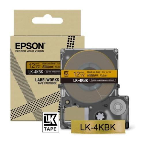 Epson Värinauha musta / kulta (C53S654001 / LK4KBK)