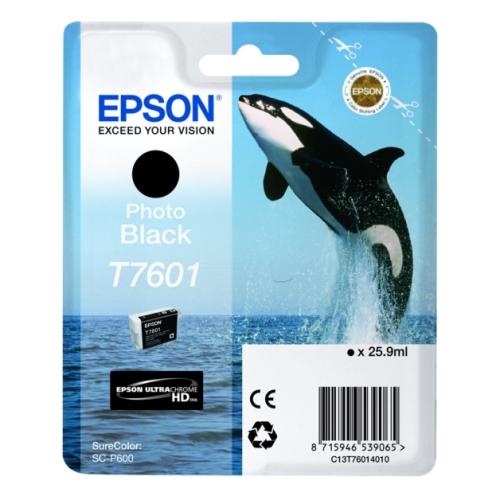 Epson Mustepatruuna musta kuva (C13T76014010 / T7601)