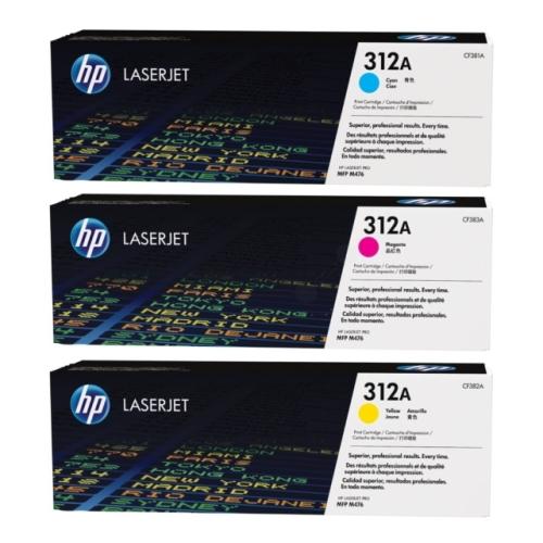 HP Väriainekasetti syani / magenta / keltainen (CF440AM / 312A) (multipack)