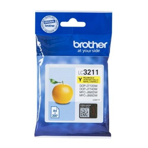 Brother Mustepatruuna keltainen (LC3211Y)