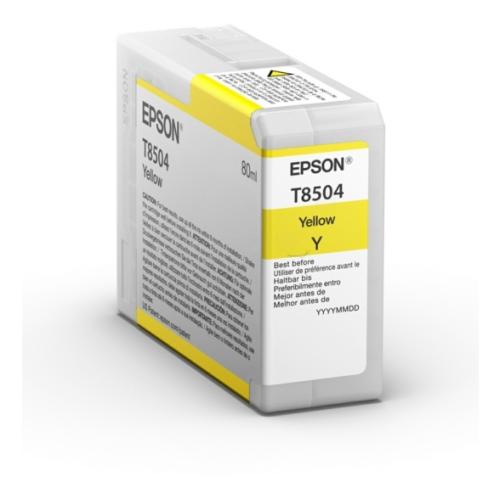 Epson Mustepatruuna keltainen (C13T850400 / T8504)