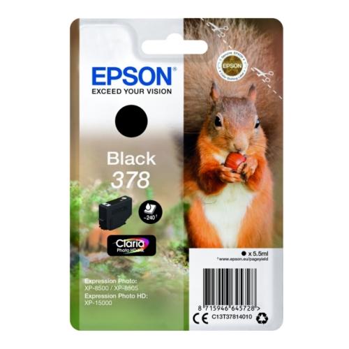 Epson Mustepatruuna musta (C13T37814010 / 378)