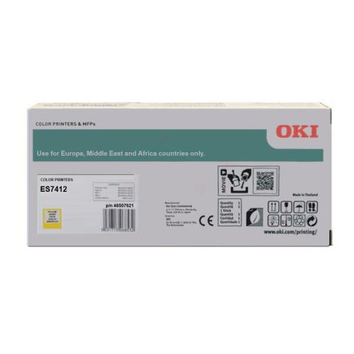 Oki Väriainekasetti keltainen (46507621)