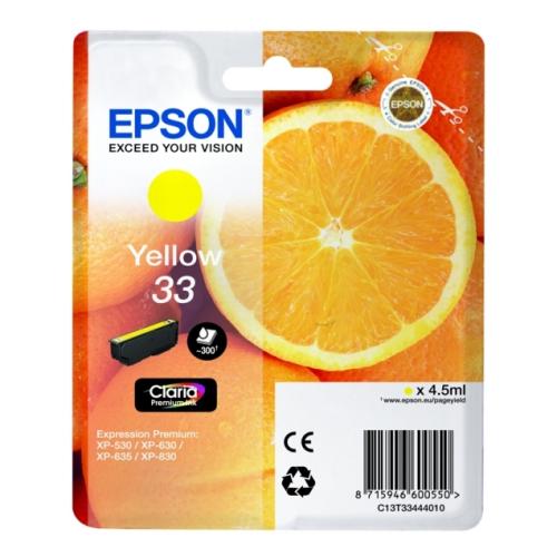 Epson Mustepatruuna keltainen (C13T33444012 / 33)