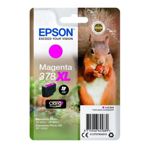 Epson Mustepatruuna magenta (C13T37934010 / 378XL) (korkea kapasiteetti)