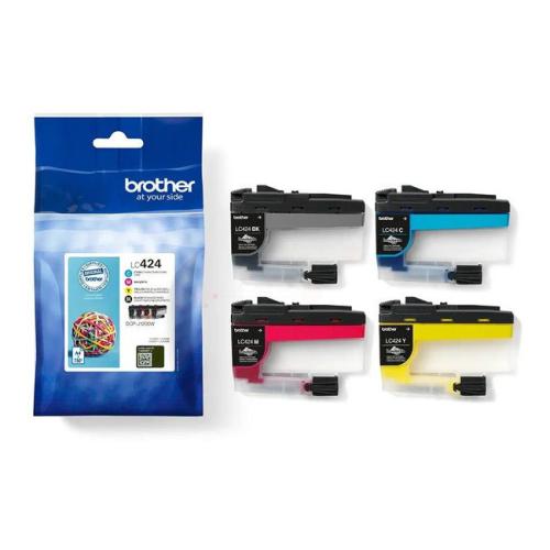 Brother Mustepatruuna musta / syani / magenta / keltainen (LC424VAL) (multipack)