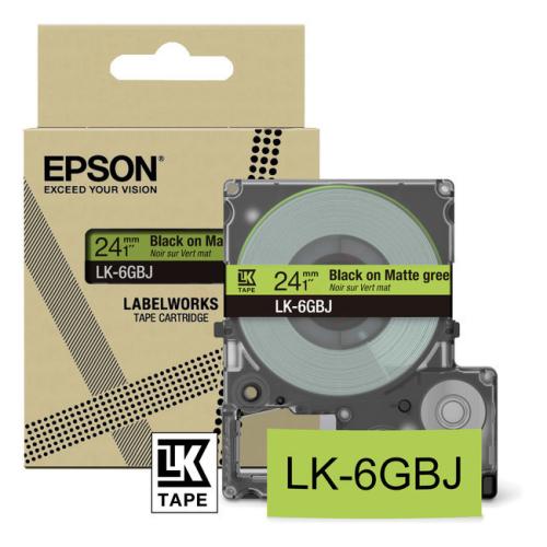 Epson Etiketti musta / läpinäkyvä (C53S672079 / LK6GBJ)