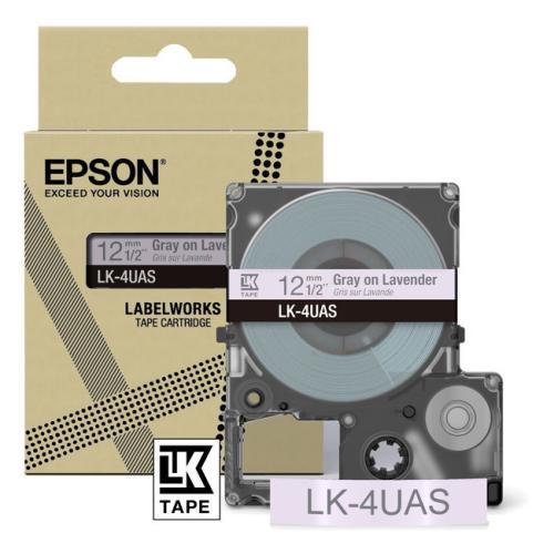 Epson Etiketti gray/purple (C53S672107 / LK4UAS)