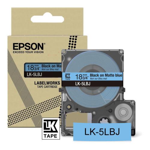 Epson Etiketti musta / sininen (C53S672081 / LK5LBJ)