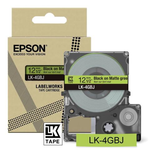 Epson Etiketti musta / vihreä (C53S672077 / LK4GBJ)
