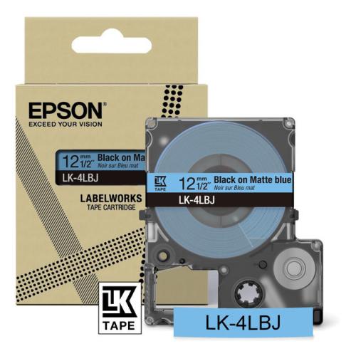 Epson Etiketti musta / sininen (C53S672080 / LK4LBJ)