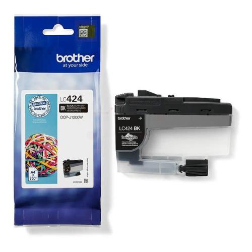 Brother Mustepatruuna musta (LC424BK)