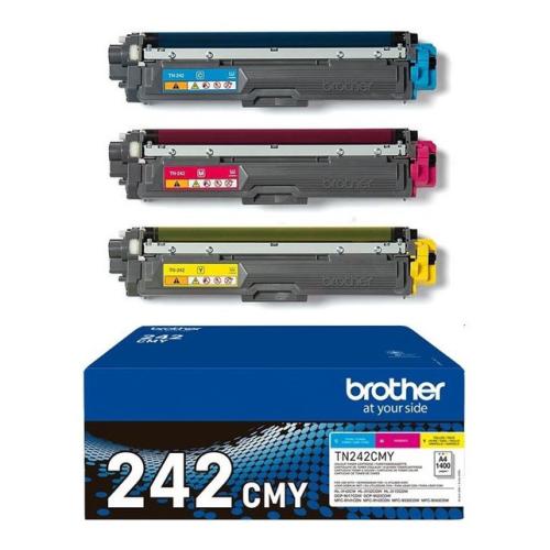 Brother Väriainekasetti syani / magenta / keltainen (TN242CMY) (multipack)