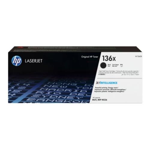 HP Väriainekasetti musta (W1360X / 136A) (korkea kapasiteetti)