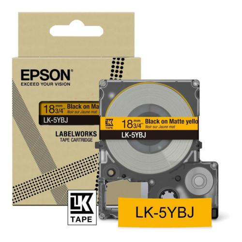 Epson Etiketti musta / keltainen (C53S672075 / LK5YBJ)