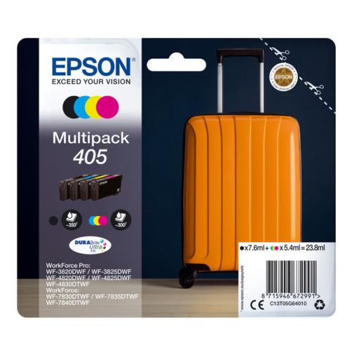 Epson Mustepatruuna musta / syani / magenta / keltainen (C13T05G64010 / 405) (multipack)