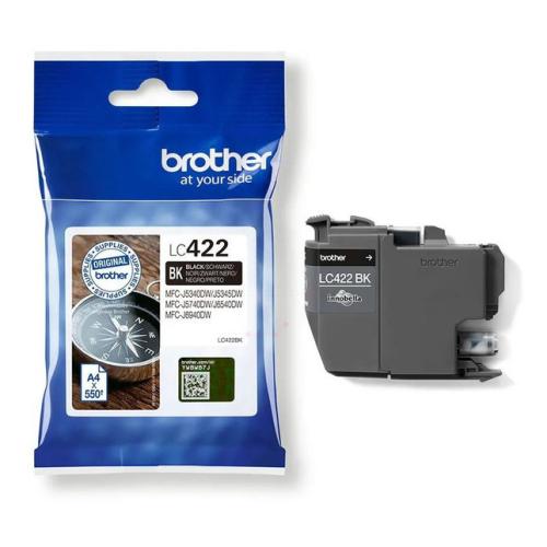 Brother Mustepatruuna musta (LC422BK)