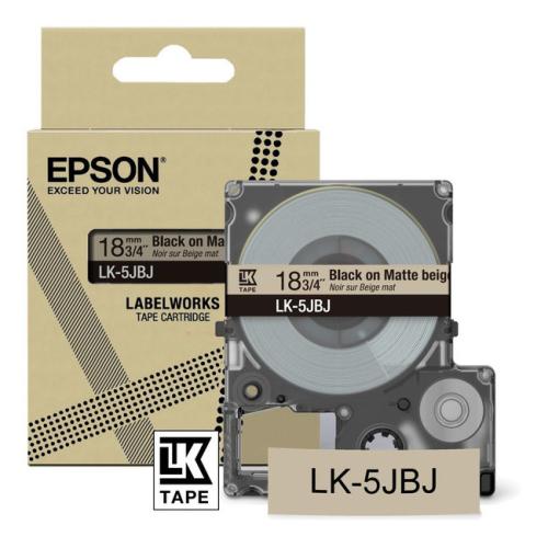 Epson Etiketti musta (C53S672091 / LK5JBJ)