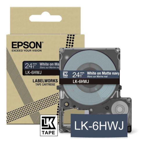 Epson Etiketti sininen / valkoinen (C53S672086 / LK6HWJ)