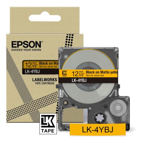 Epson Etiketti musta / keltainen (C53S672074 / LK4YBJ)