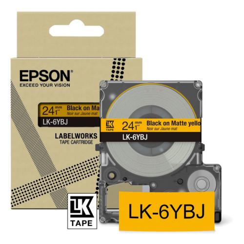 Epson Etiketti musta / keltainen (C53S672076 / LK6YBJ)