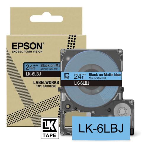 Epson Etiketti musta / sininen (C53S672082 / LK6LBJ)