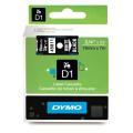 Dymo Etiketti valkoinen / musta (45811 / S0720910), 19mm, laminated
