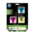 HP Mustepatruuna syani / magenta / keltainen (CB333EE / 363) (multipack)