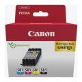 Canon Mustepatruuna musta / syani / magenta / keltainen (2103C006 / CLI581) (multipack)